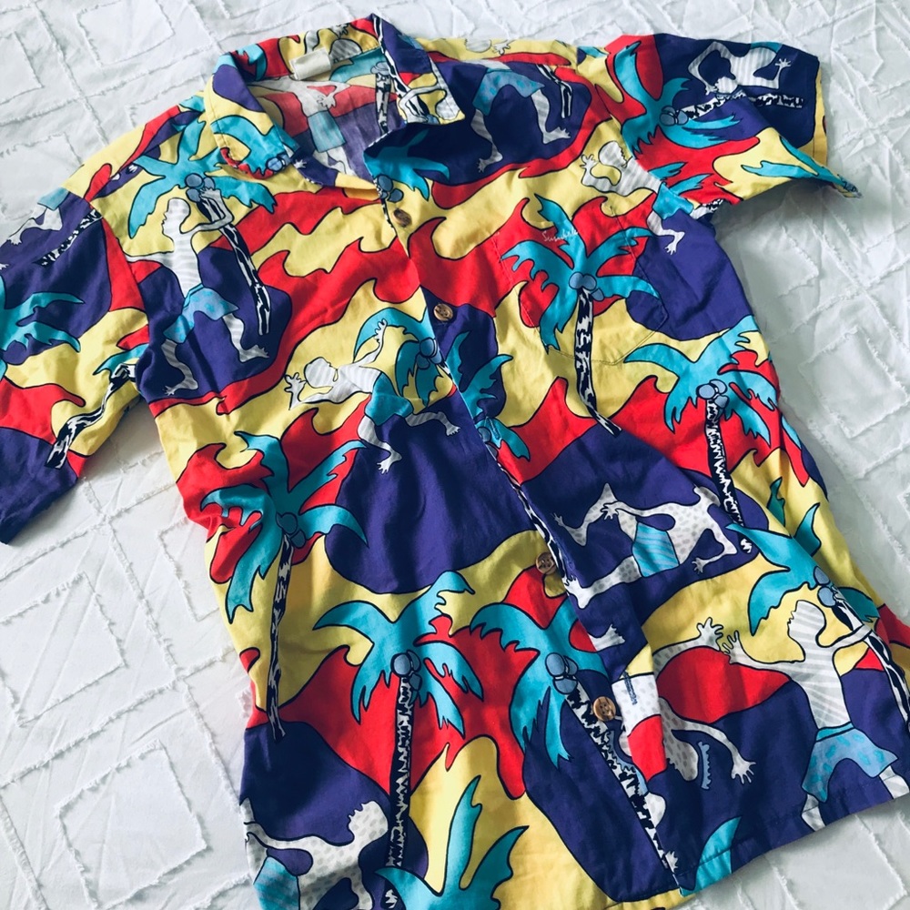 Vintage Sundek Short Sleeve Button Up